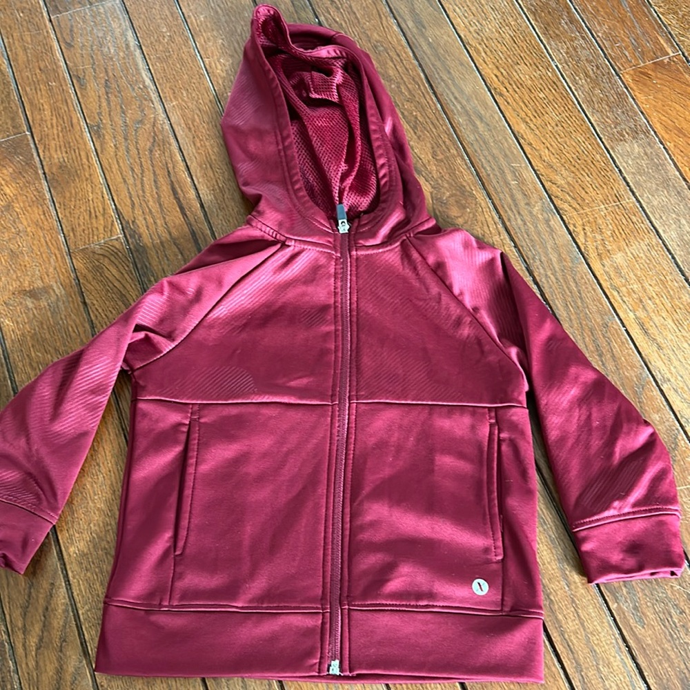 Boys jacket quick dri red 4/5